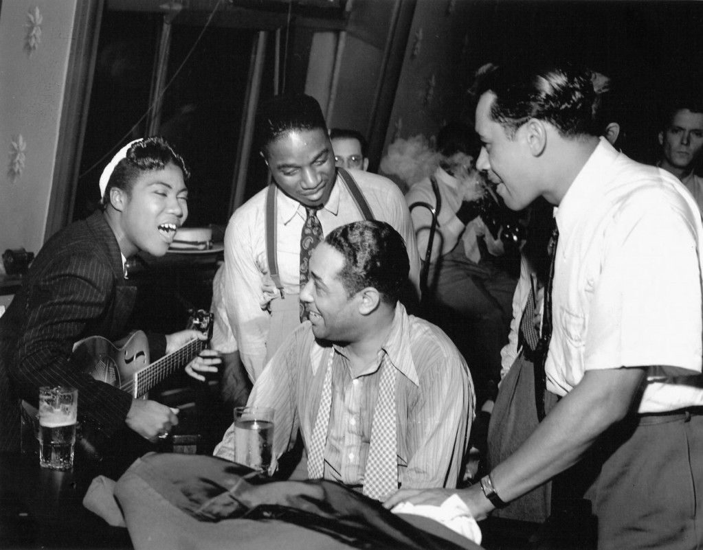 Sister Rosetta Tharpe with-Duke-Ellington Cab Calloway-in-1939