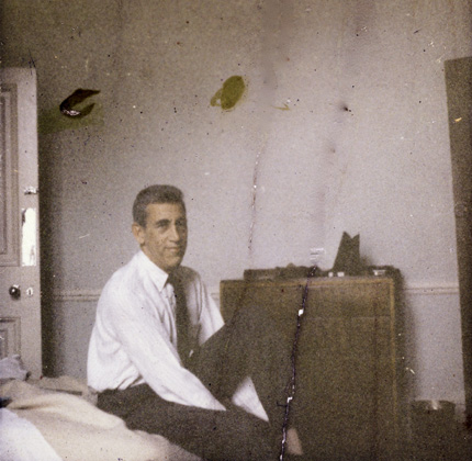 J.D. Salinger in his home's bedroom, April 1968. Copyright 2010 The Story Factory