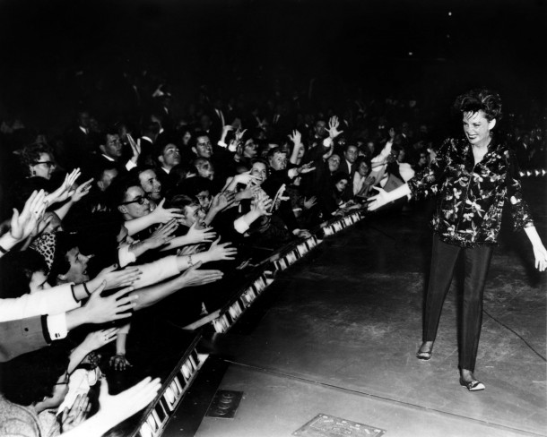 Judy Garland at Chicago's Arie Crown Theatre, Nov. 1962. Courtesy of “The John Fricke Collection." Digital image restoration by Ranse Ransone.