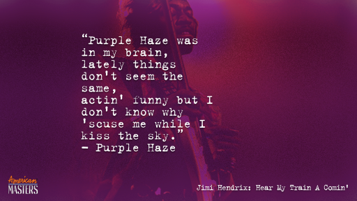 Jimi Hendrix Purple Haze Lyric