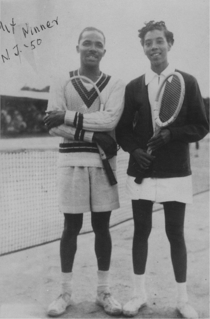 Althea Gibson and Sidney Llewellyn, Shady Rest Country Club, 1950. 