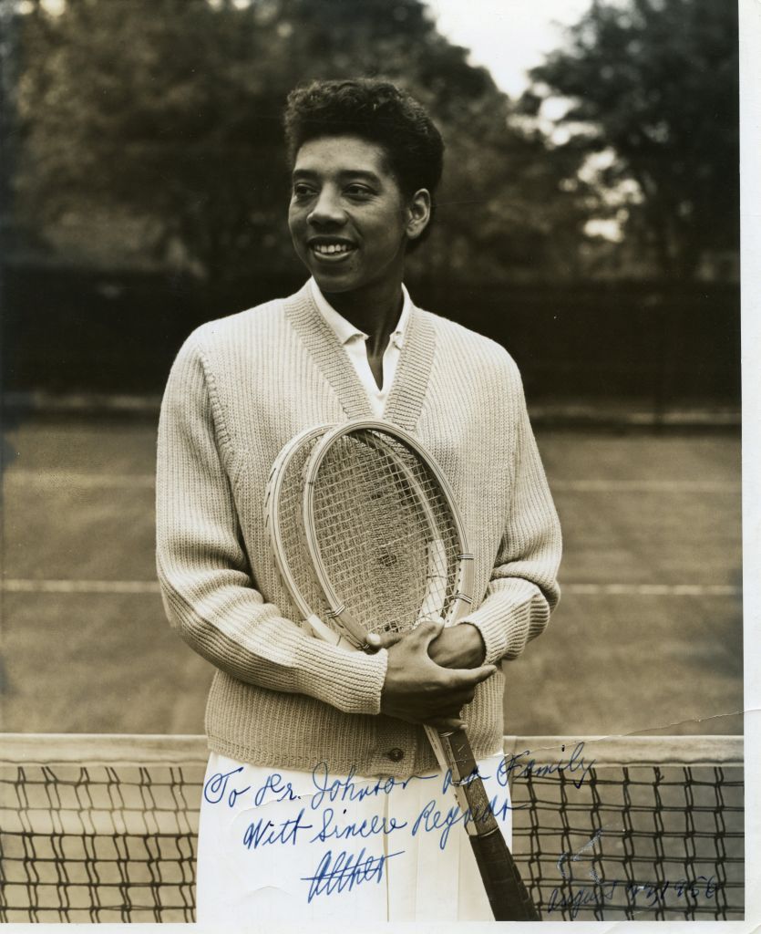 Althea Gibson, approx. 1957. 