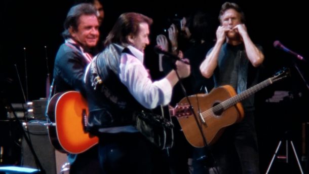 Screenshot from The Highwaymen: Friends Till The End. Courtesy of Sony Music Entertainment. 