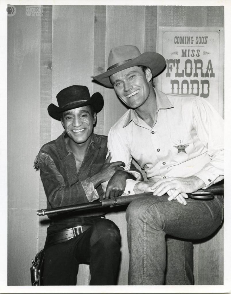 Sammy Davis, Jr. and Chuck Connors