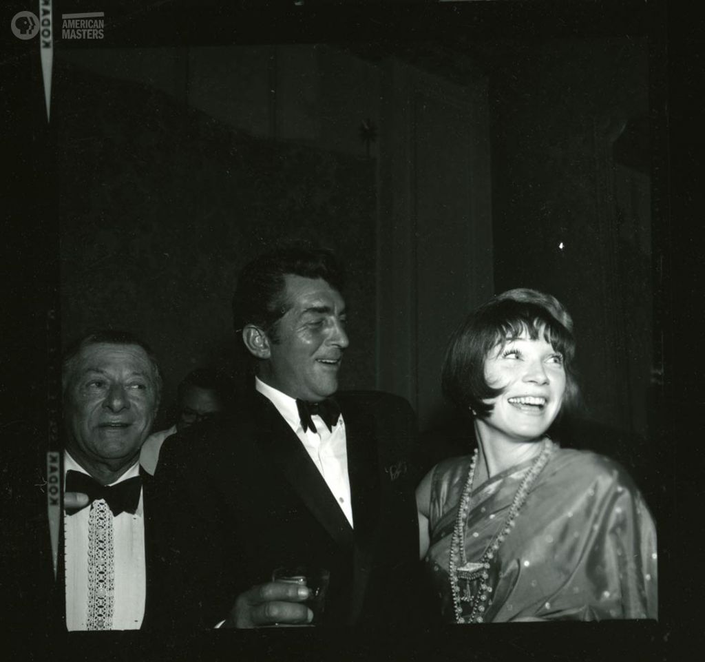 George Jessel, Dean Martin, and Shirley MacLaine