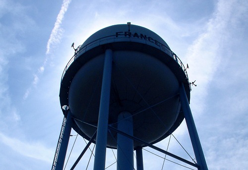Watertower in Francesville, Indiana