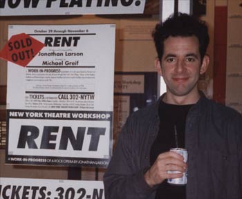 The late composer and lyricist of "Rent," Jonathan Larson.
