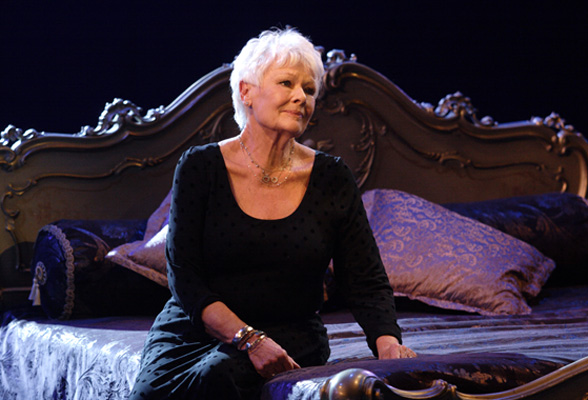 DAME JUDI DENCH as Desirée Armfeldt, singing ‘Send in the Clowns’ in A Little Night Music. Photo by Catherine Ashmore.