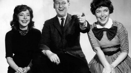 Elaine May, Mike Nichols and Dorothy Loudon on Laugh Line in 1959.