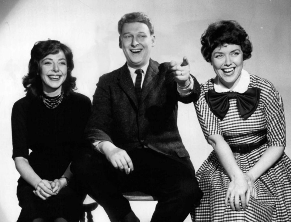 Elaine May, Mike Nichols and Dorothy Loudon on Laugh Line in 1959.