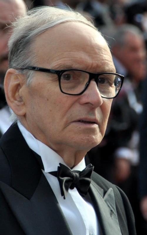 Ennio Morricone at Cannes 2012. Photo by Georges Biard. 