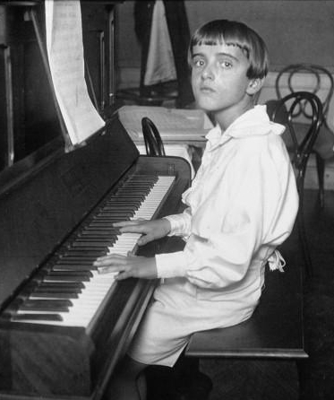 Composer Nino Rota at the age of 11 in 1923