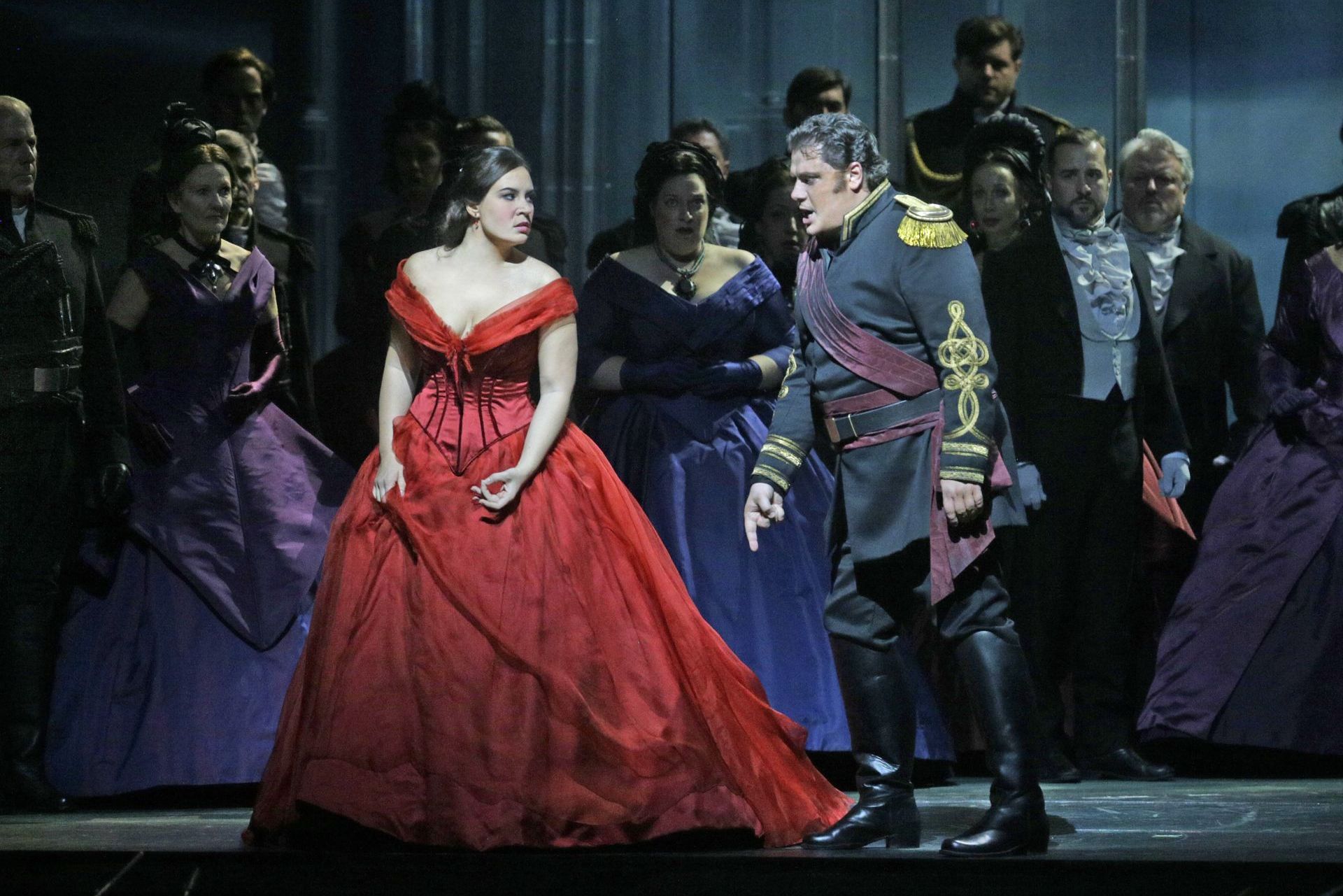 Desdemona and Otello in GP at the Met: Otello