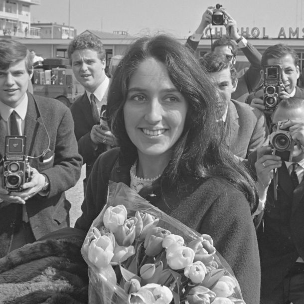 Joan Baez on April 26, 1966.