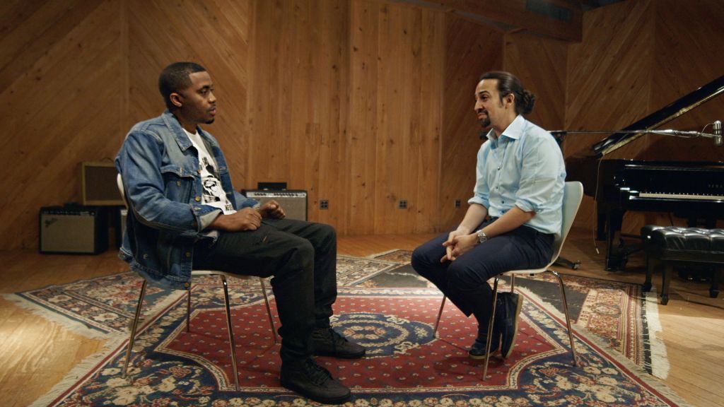 Nas and Lin-Manuel Miranda