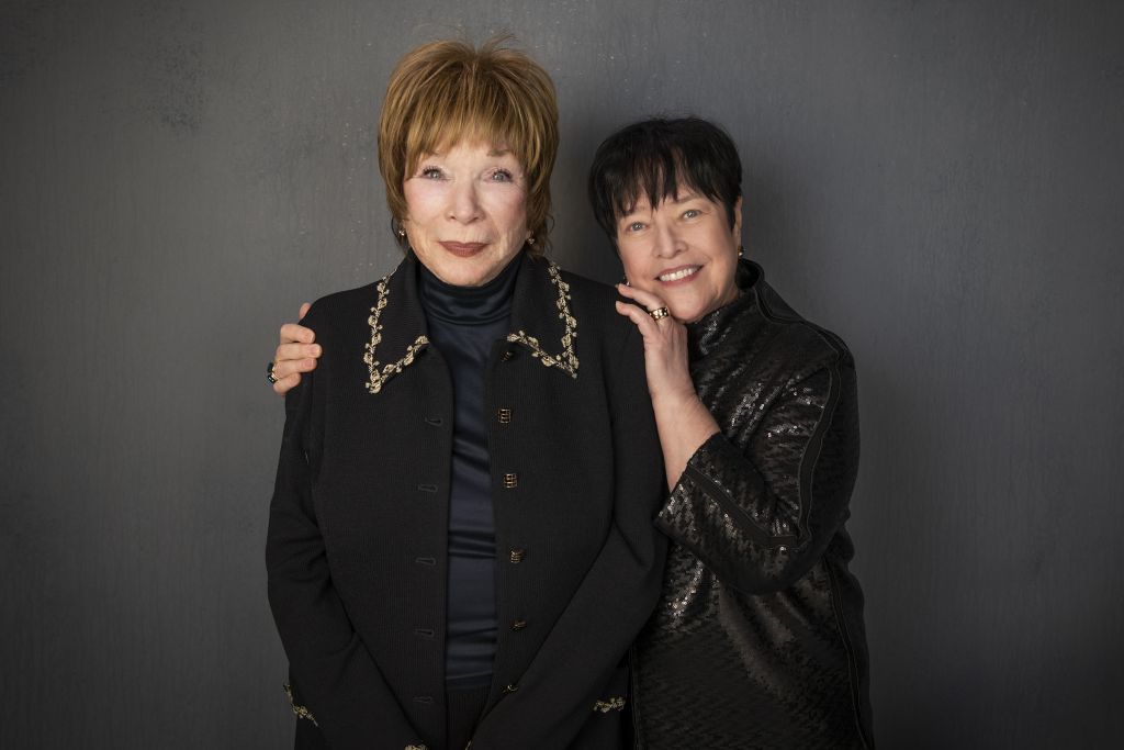 Career Achievement Award Winner Shirley MacLaine and the award’s presenter actor Kathy Bates. Photo by Kwaku Alston.