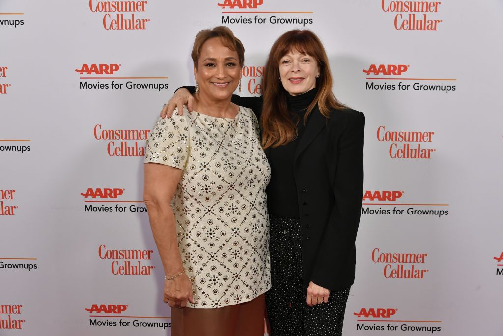 JoAnn Jenkins (CEO of AARP) and Francis Fisher Credit: Rob Latour/AARP/Shutterstock