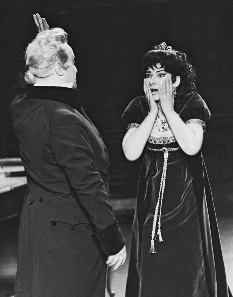 Tito Gobbi and Maria Callas in “Tosca” at the Metropolitan Opera. Photo by Louis Melançon courtesy of the Metropolitan Opera. All rights reserved.