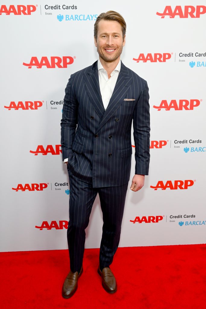 Glen Powell. Photo by Michael Kovac/Getty Images for AARP.