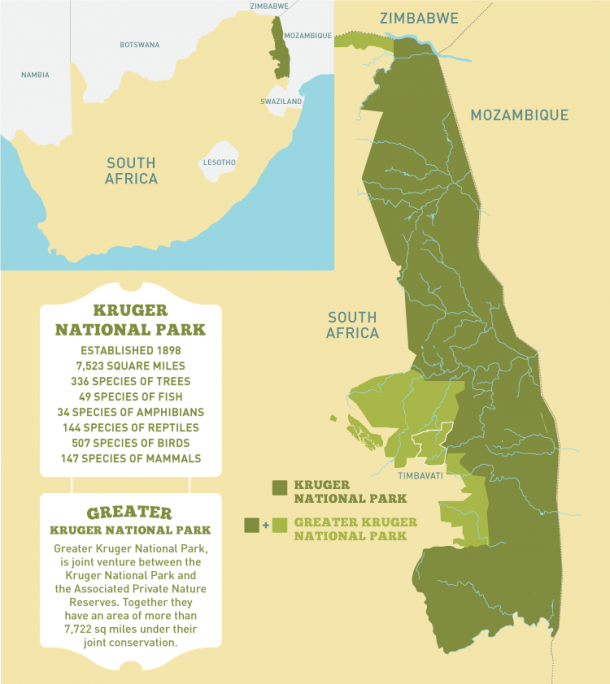 Greater Kruger National Park Map