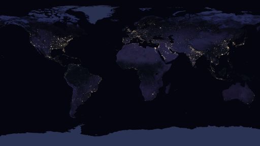 Image of Earth at night