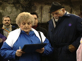 Hans Munch and Eva Kor 