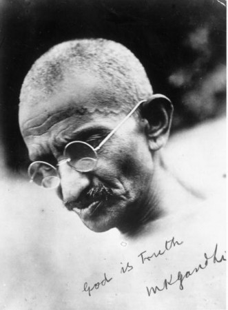 Gandhi's Autograph