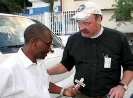 Reverend Matthew Harrison, director of the Lutheran Church Missouri Synod’s World Relief and Human Care