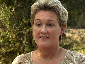 Cathleen Kwas, an evangelical voter in Florida who supports Romney