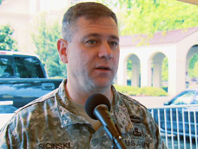 Colonel Stephen Sicinski, Fort Bragg base commander