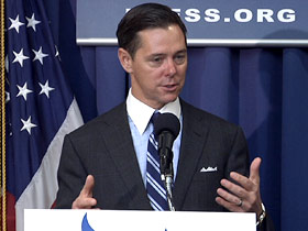 Ralph Reed speaking at the National Press Club