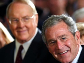 Dobson with President George W. Bush