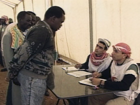 Jordan refugee camp