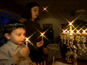 Hanukkah candles 