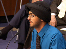 Harpreet Singh Saini testifying before US Congress