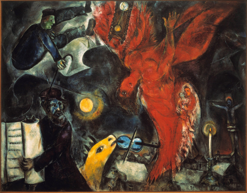 Marc Chagall, The Fall of the Angel, 1932-33-47, oil on canvas