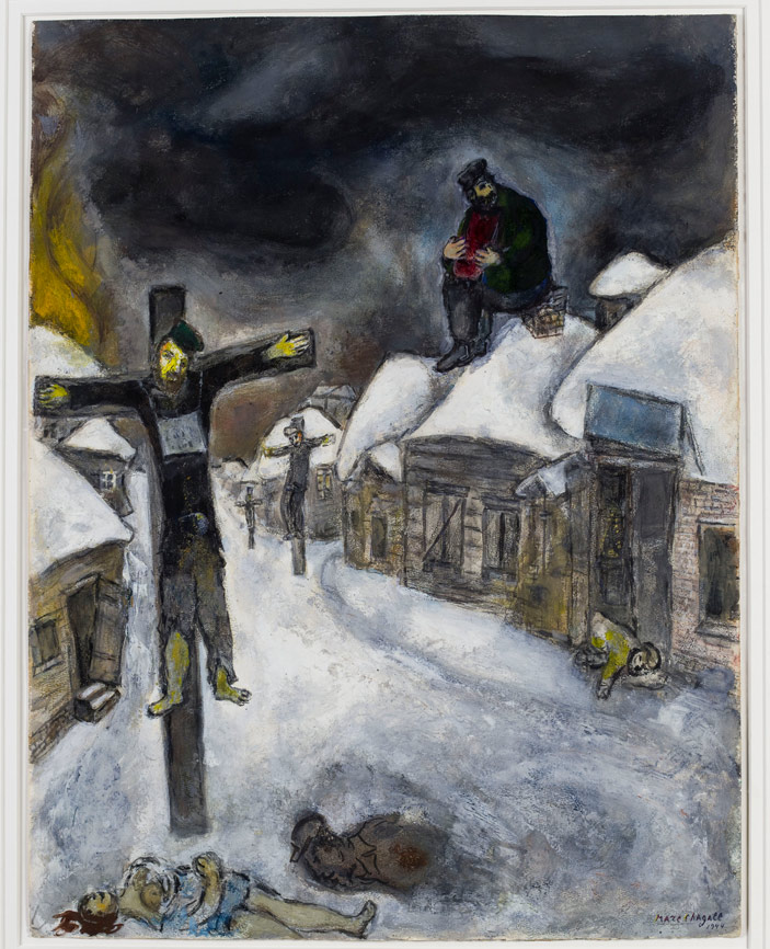Marc Chagall, The Crucified, 1944, pencil, gouache, and watercolor on paper