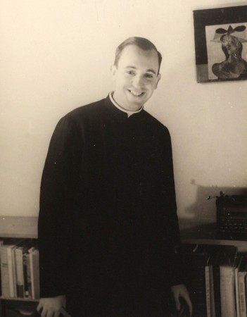 A young Pope Francis, then known as Jorge Mario Bergoglio