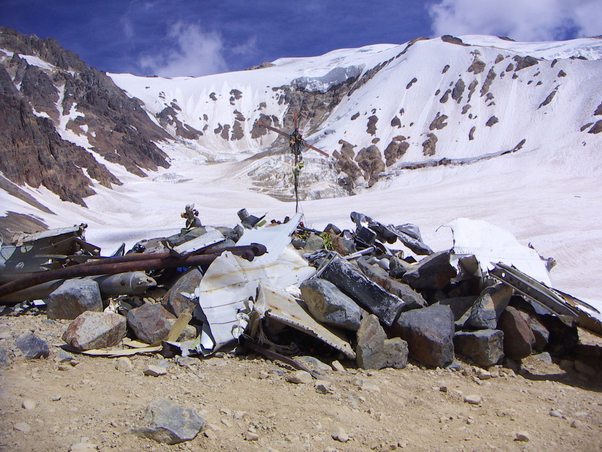 View of the Crash Memorial in February 2006. Credit: BoomerKC