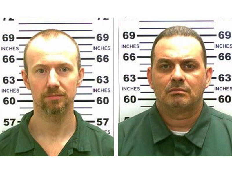 David Sweat (left) and Richard Matt, New York State Police