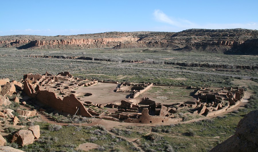 Pueblo Bonito, in Chaco Canyon, New Mexico. Credit: James Q. Jacobs