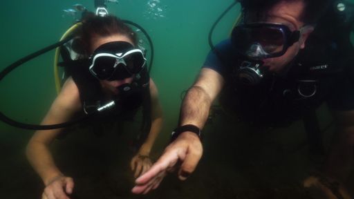 The Sunken Basilica -- An Underwater Dive to see the Sunken Basilica Up Close