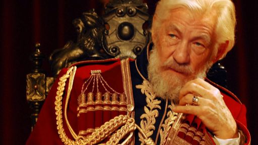 Ian McKellen, KING LEAR photo: Simon Farrell