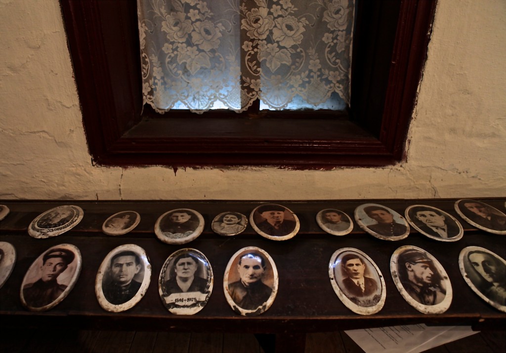 Portrait pictures of the deceased at Bershad, Ukraine