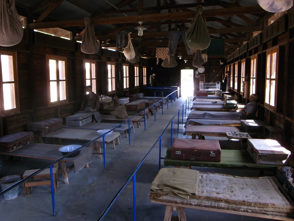 Barracks at Atlit detention camp, Israel