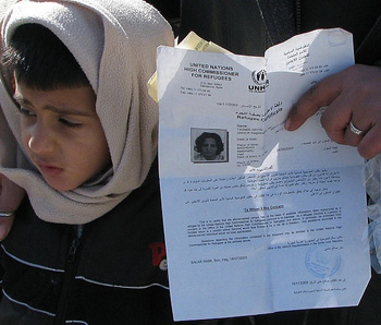 iraqi refugee boy