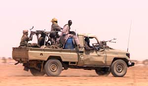Members of the SLA-Unity faction in Darfur